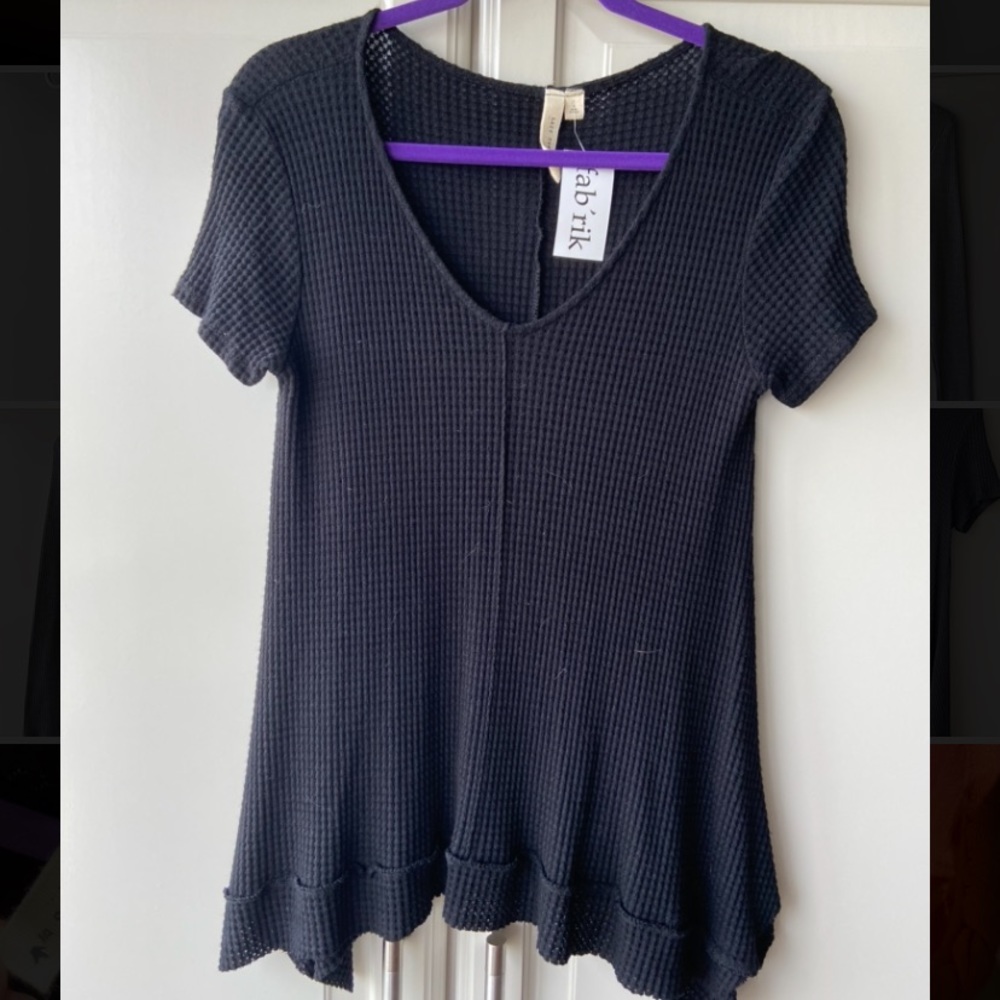 NWT Lazy Sundays Waffle knit shirt by paper crane